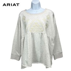 Ariat | Women’s XXL | Cheers Southwestern French‎ Terry Pullover Sweatshirt